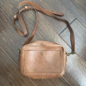Madewell Brown Leather Crossbody Bag